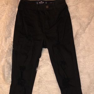 hollister ripped jean legging